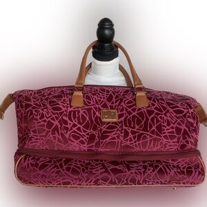 Diane von Furstenburg travel duffel bag